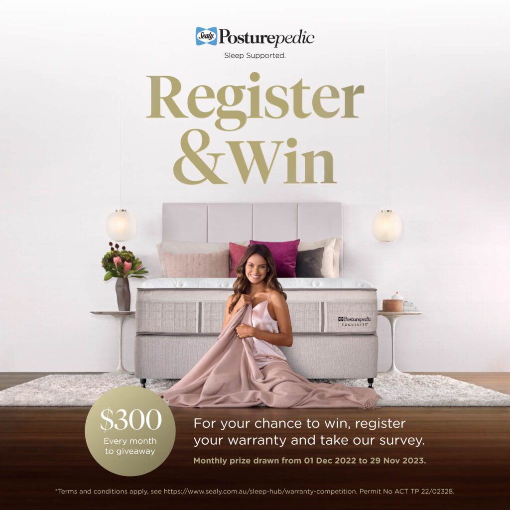 Warranty Registration Sealy of Australia