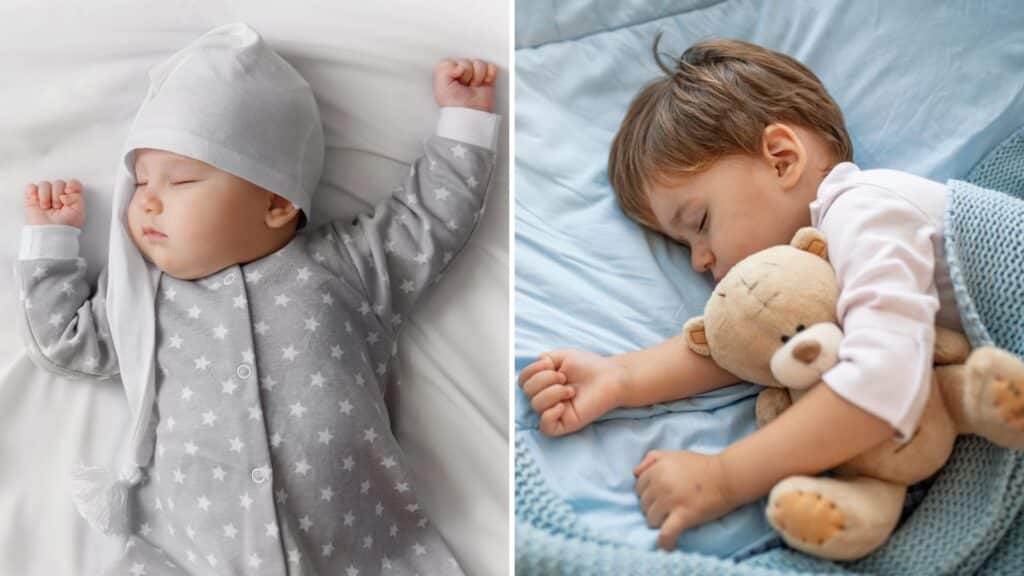 Hours of sleep needed by children and infants
