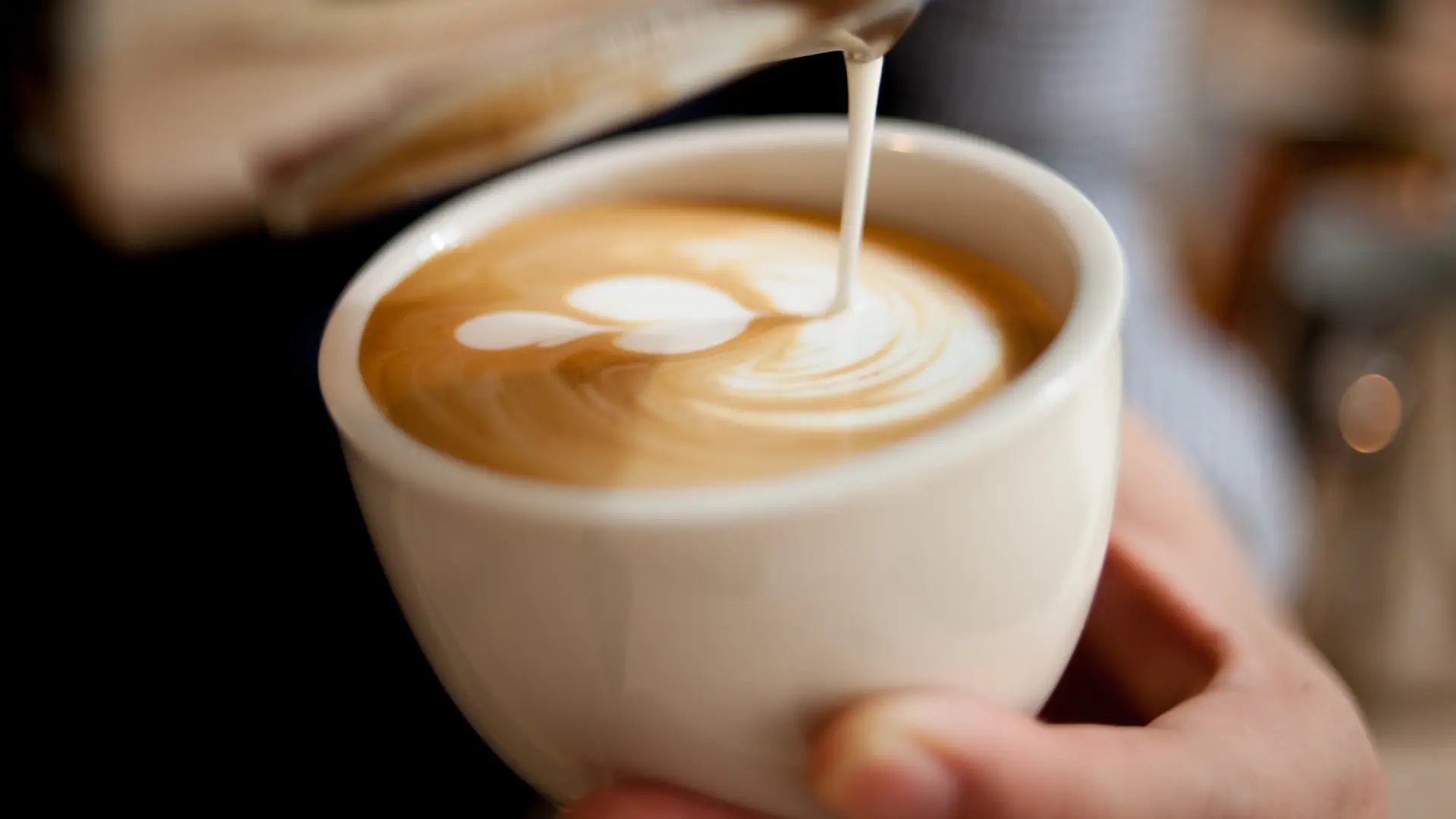 Coffee being poured
